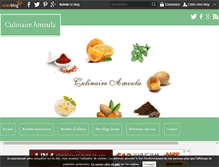Tablet Screenshot of culinaireamoula.com